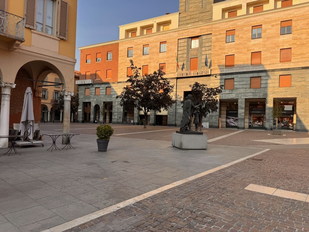 Piazza del Comune nel centro di Cremona